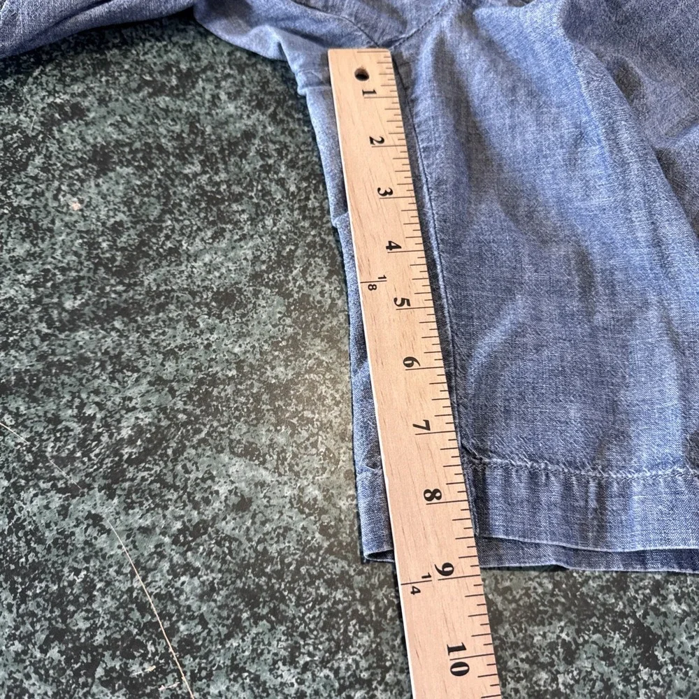 Vintage‎ Polo Ralph Lauren Prospect Shorts Mens Size 32 Blue Chambray 9